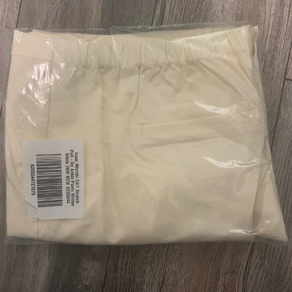 NWT ISAAC MIZRAHI STRETCH PULL-ON ANKLE PANTS 28W - Picture 11 of 11